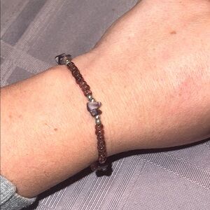 Amethyst Beaded Bracelet